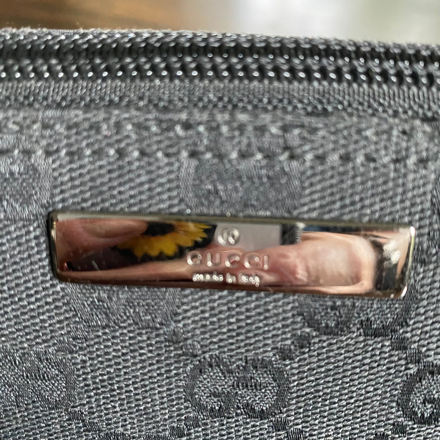 The Junco -Orvis bags GG Canvas in Black Crossbody