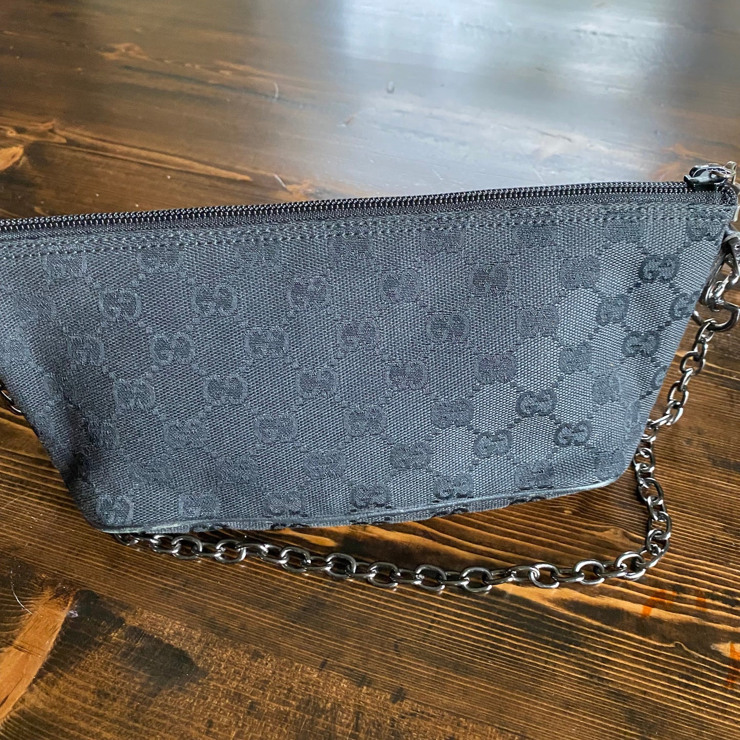 The Junco -Orvis bags GG Canvas in Black Crossbody