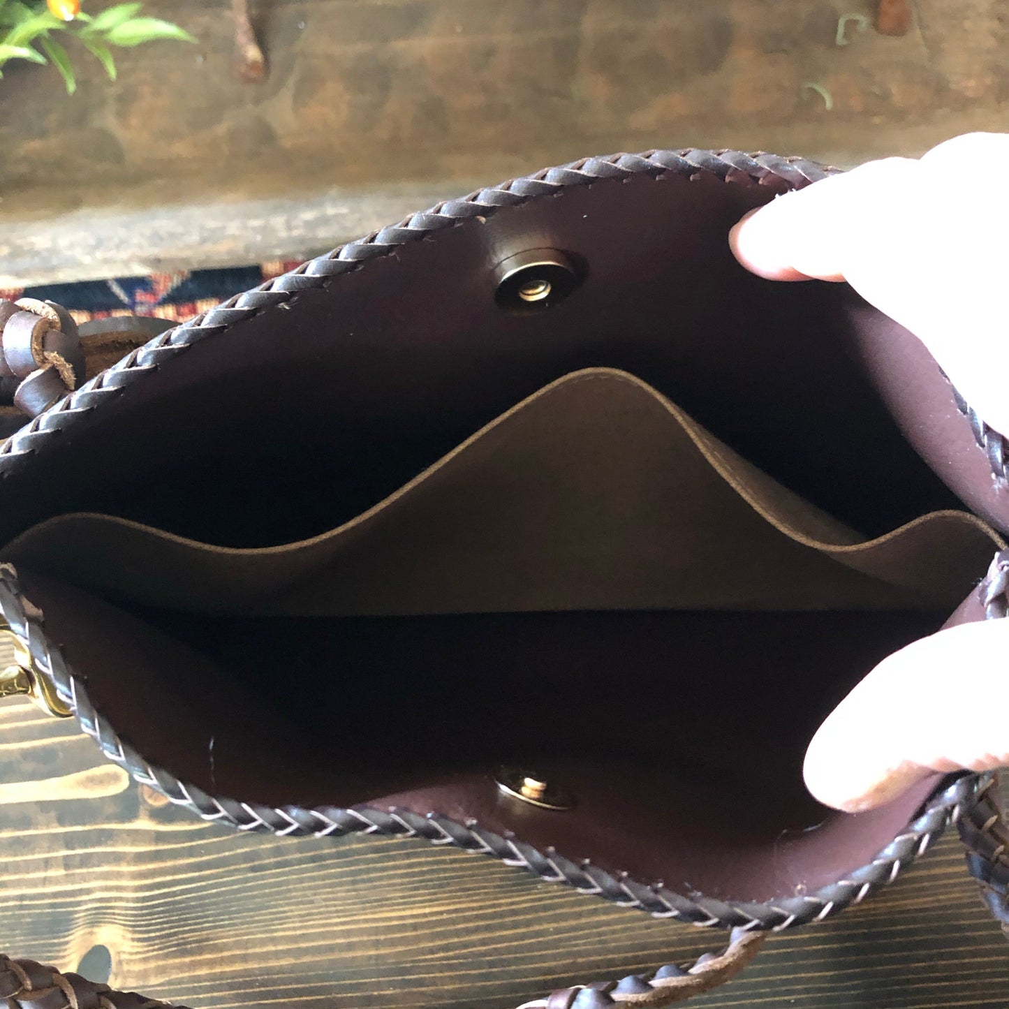 The Peacock -Orvis bags Monogram Hobo Crossbody