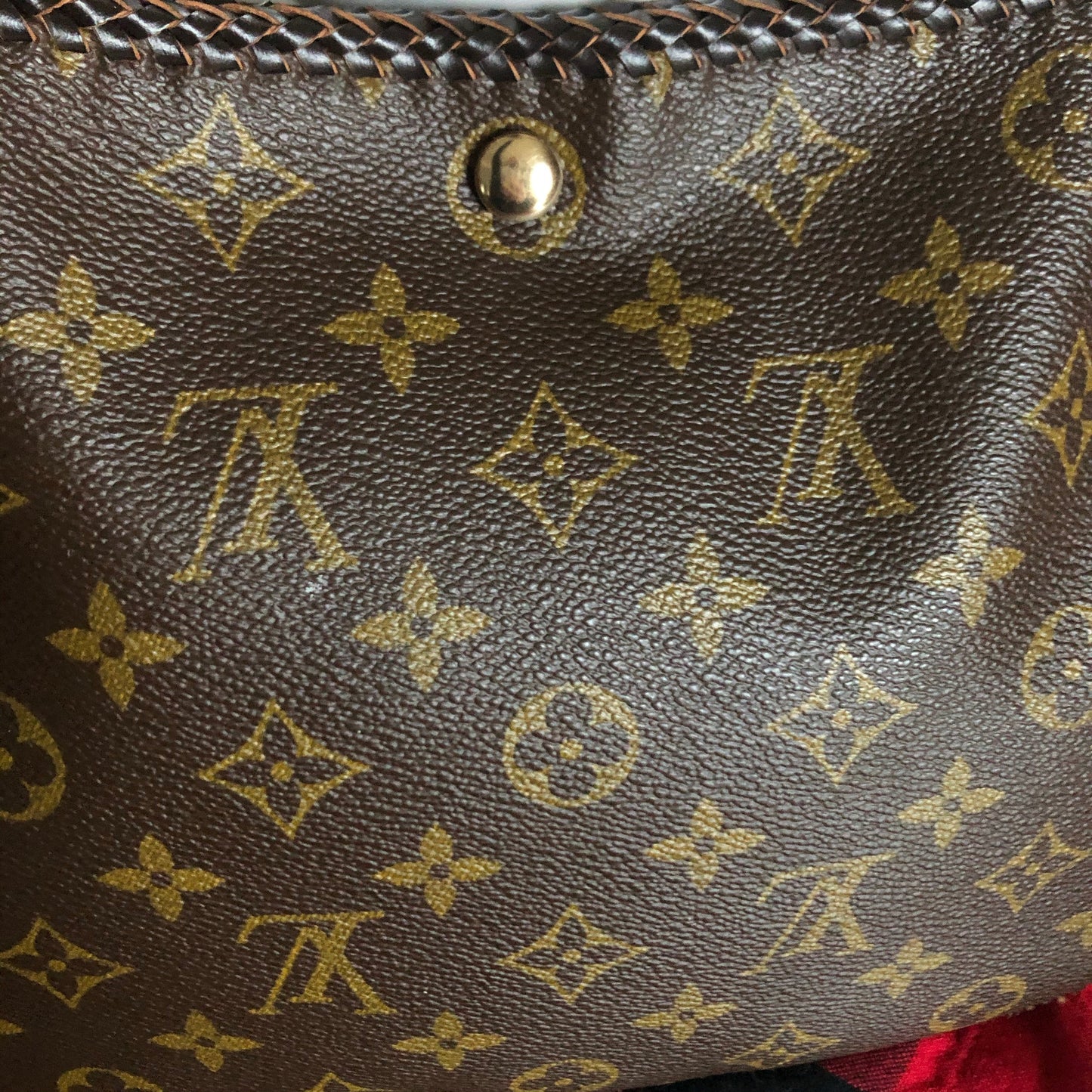 The Peacock -Orvis bags Monogram Hobo Crossbody - Gold Hardware
