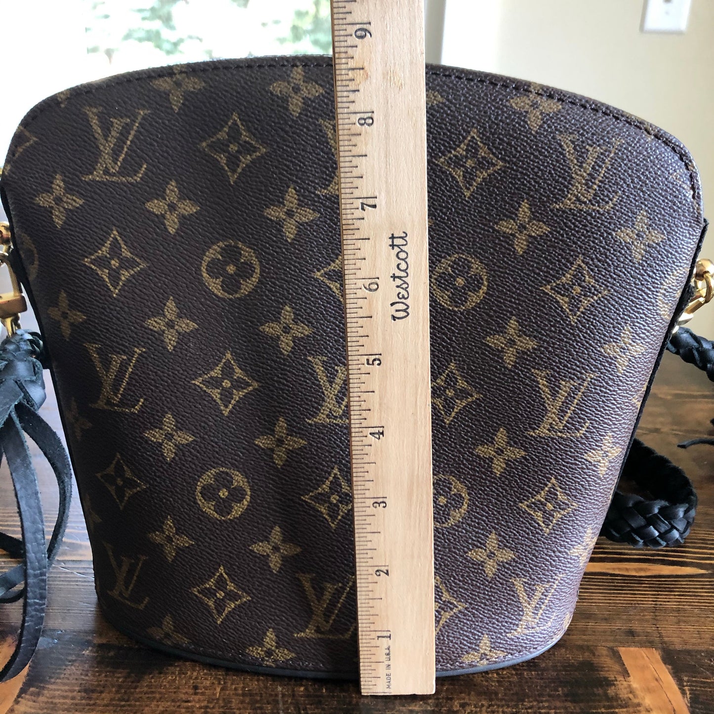 The Finch -Orvis bags Monogram Black Crossbody with Two Straps!