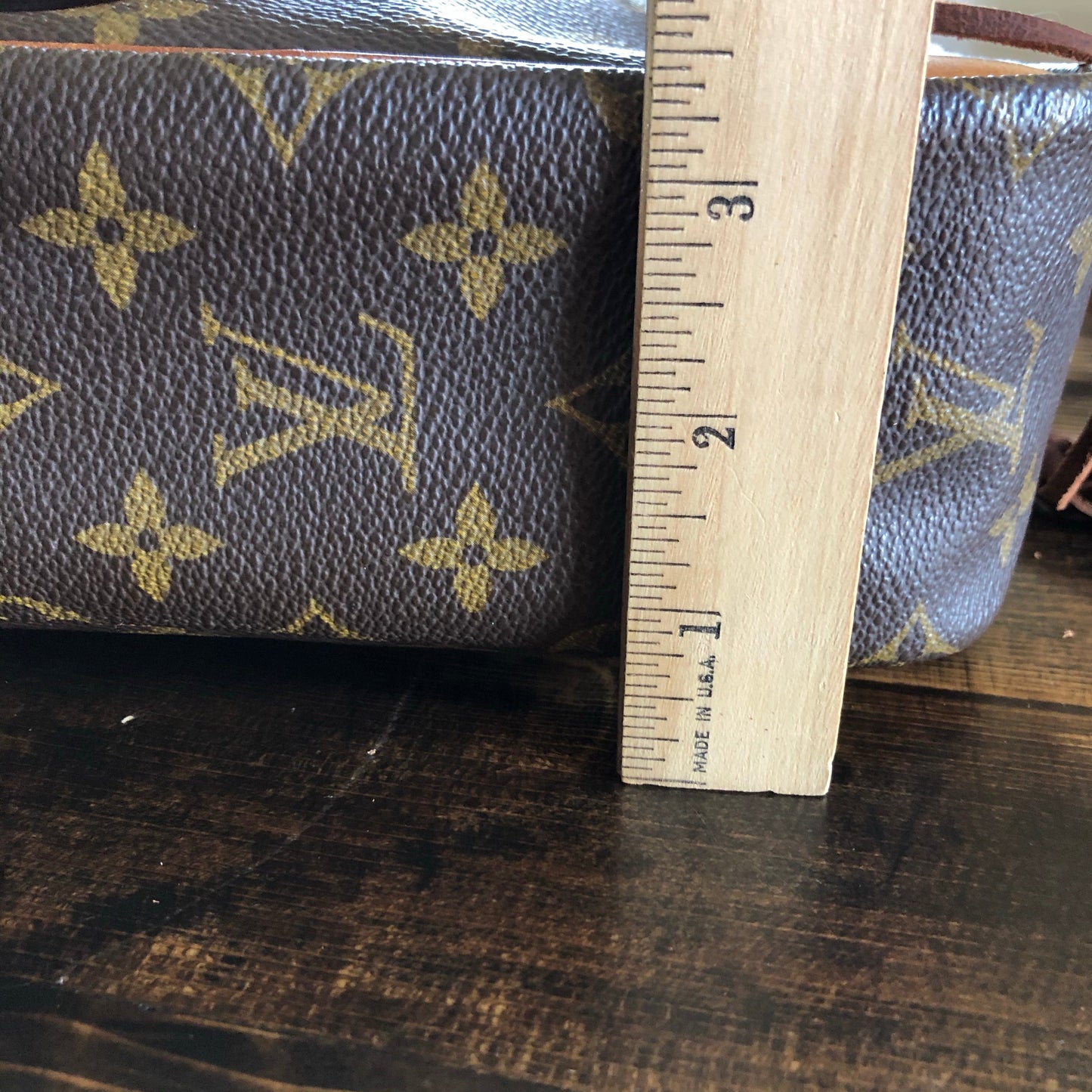 The Macaw - Monogram Crossbody Bag with Antique Copper