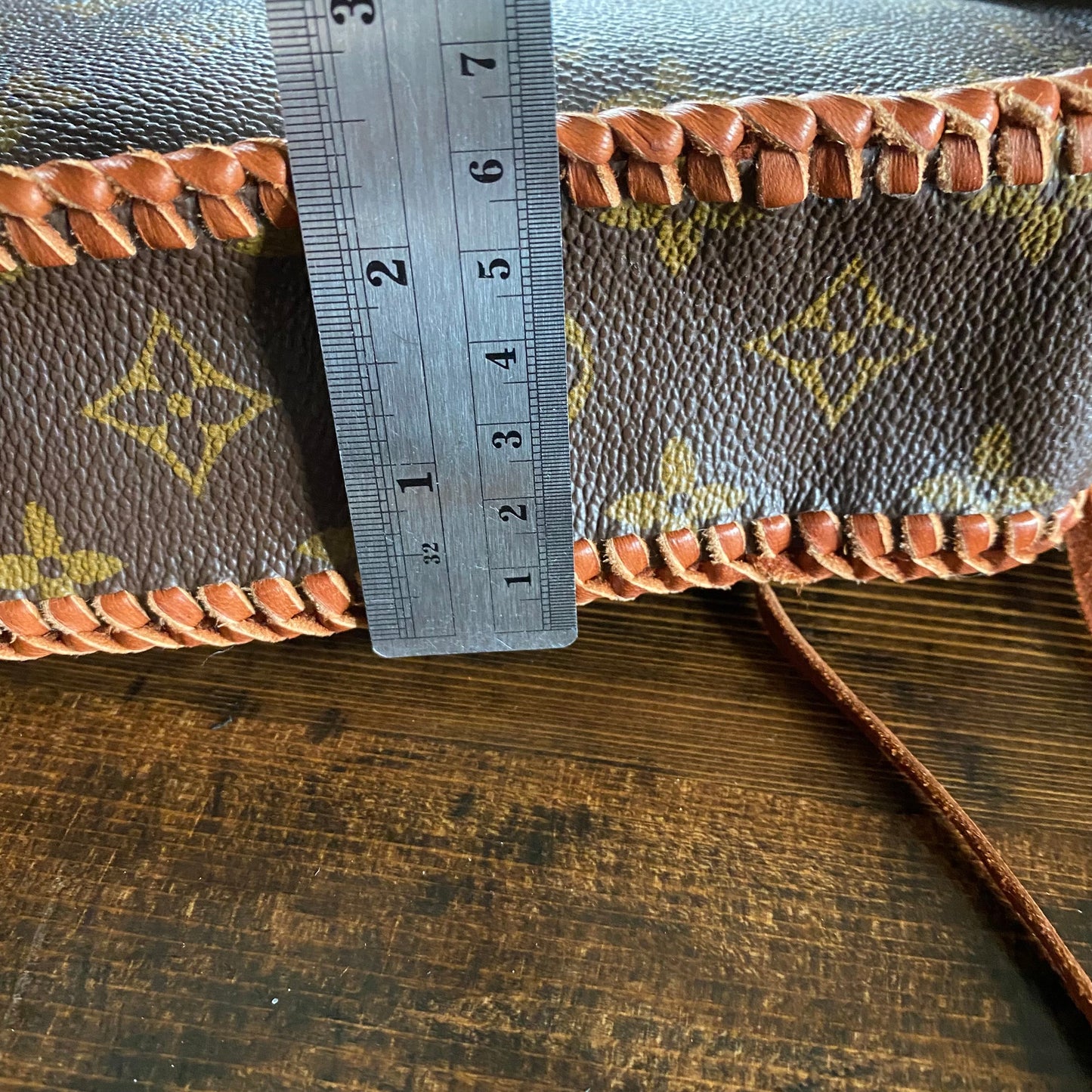 The Grosbeak -Orvis bags Monogram Crossbody in Tan