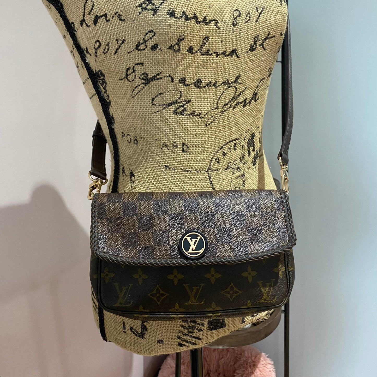 The Junco -Orvis bags Damier/Monogram Mix Crossbody Bag