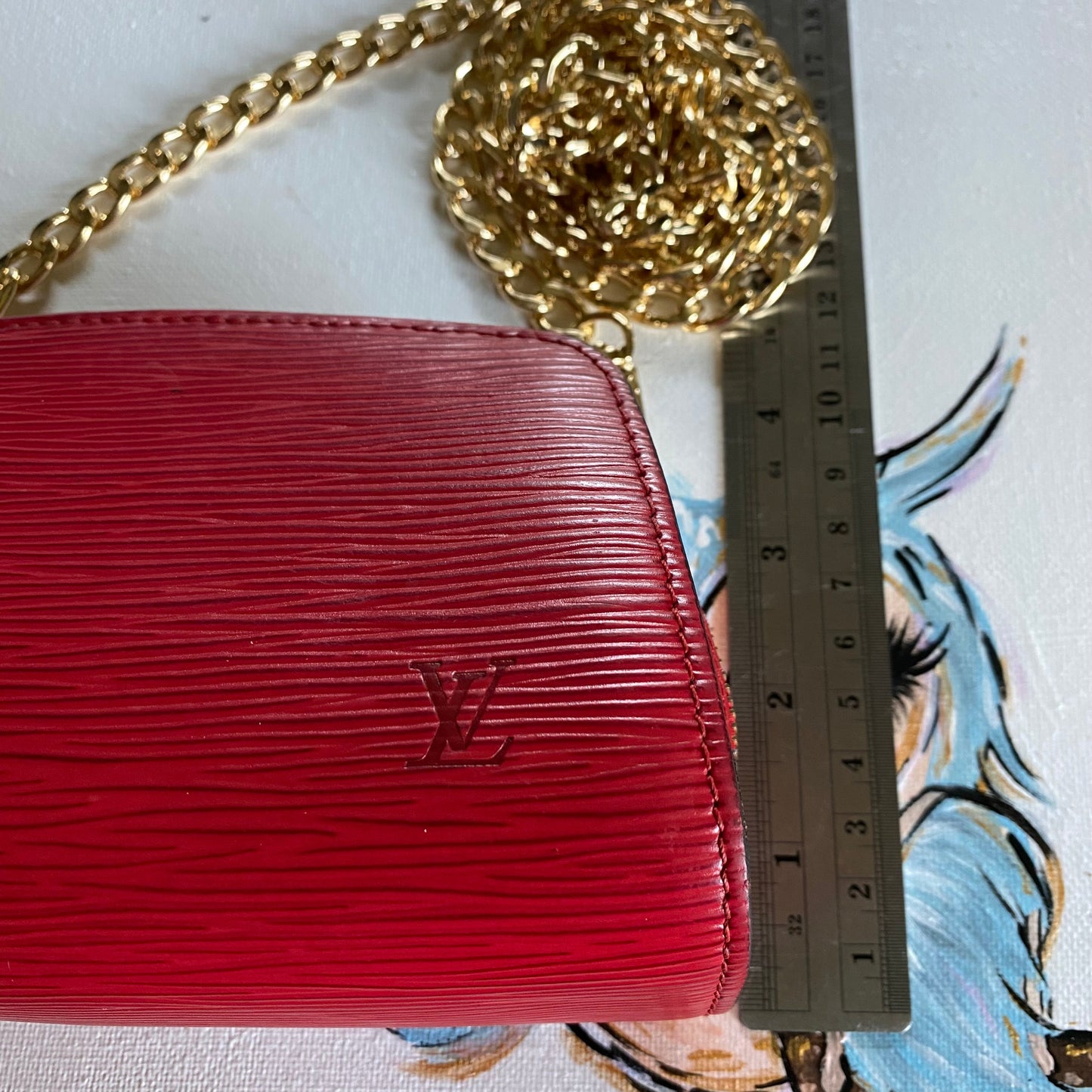 The Kinglet -Orvis bags Epi in Red Crossbody Bag