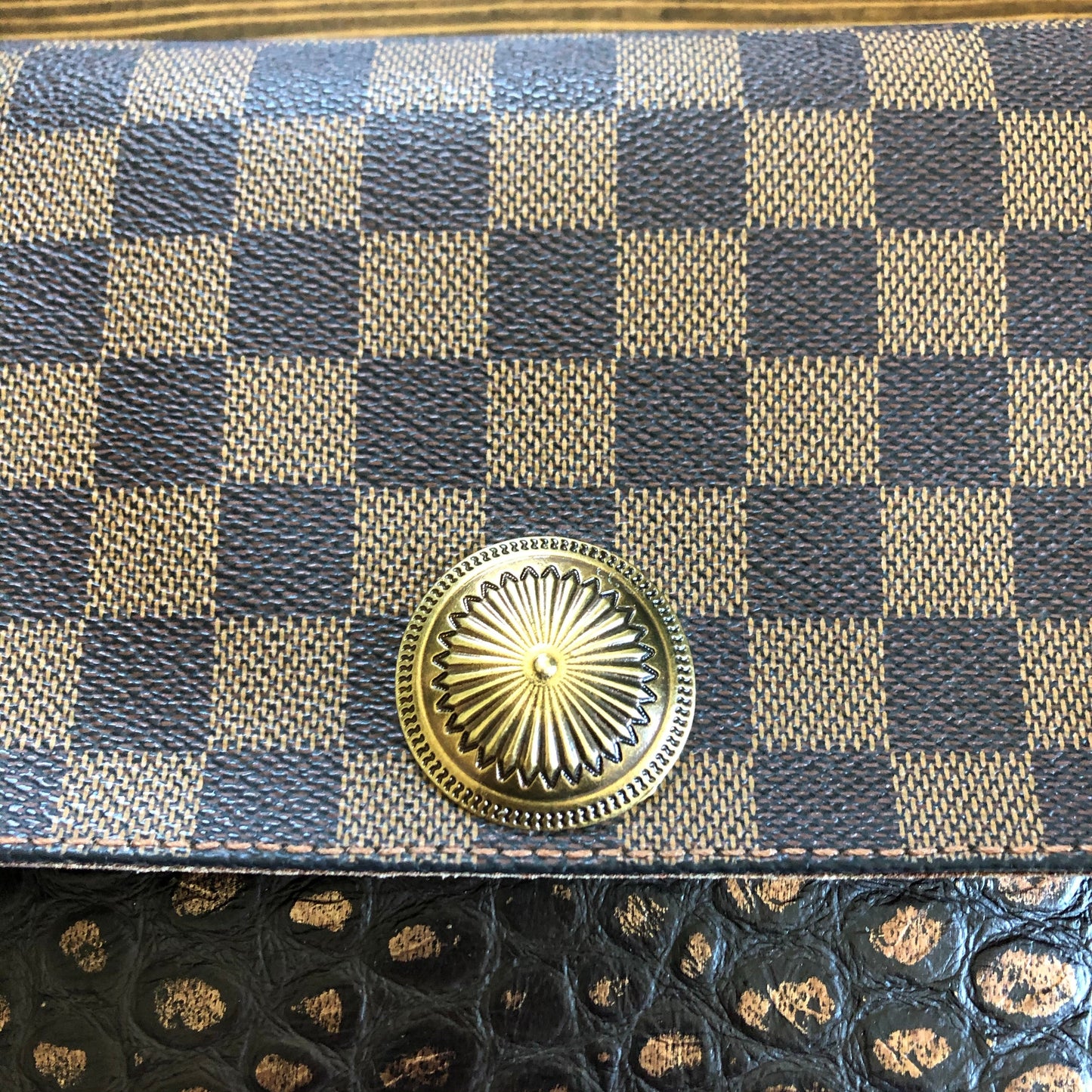 The Warbler Crossbody/Clutch in Damier Ebene