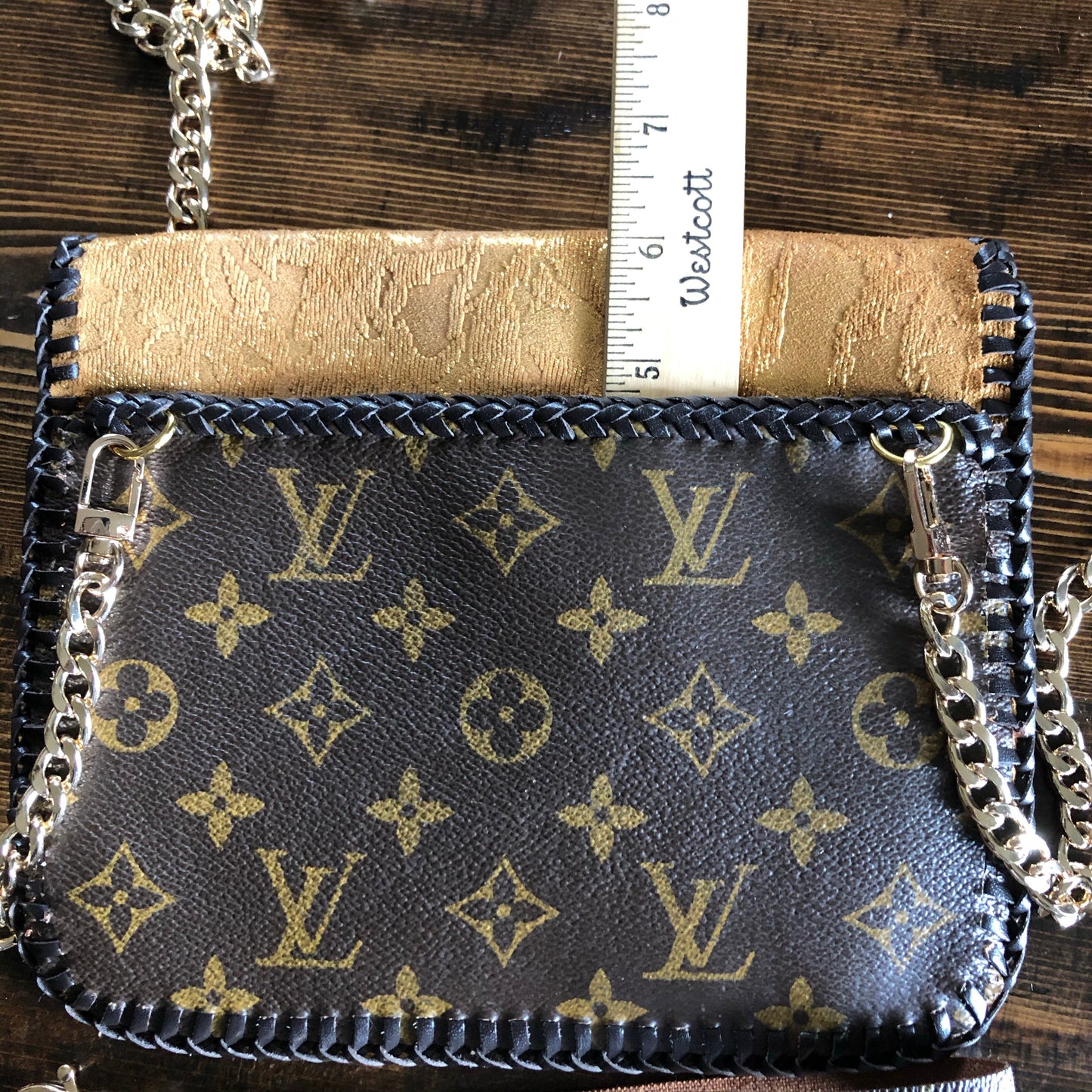 The Falcon with Back Pocket - GoldenOrvis bags Wristlet/Crossbody/Clutch