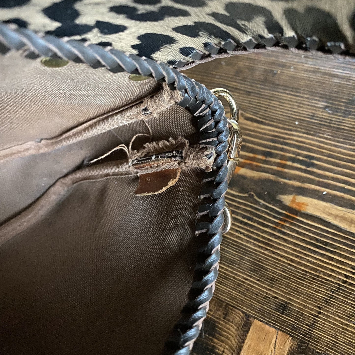 The Junco -Orvis bags Monogram in Brown Crossbody Bag