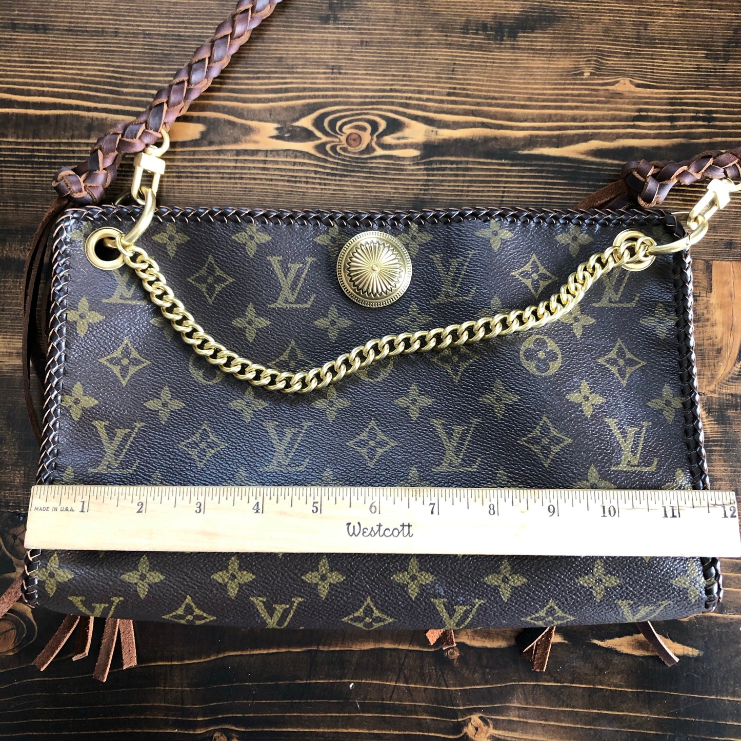 The Swan -Orvis bags Monogram Golden Crossbody