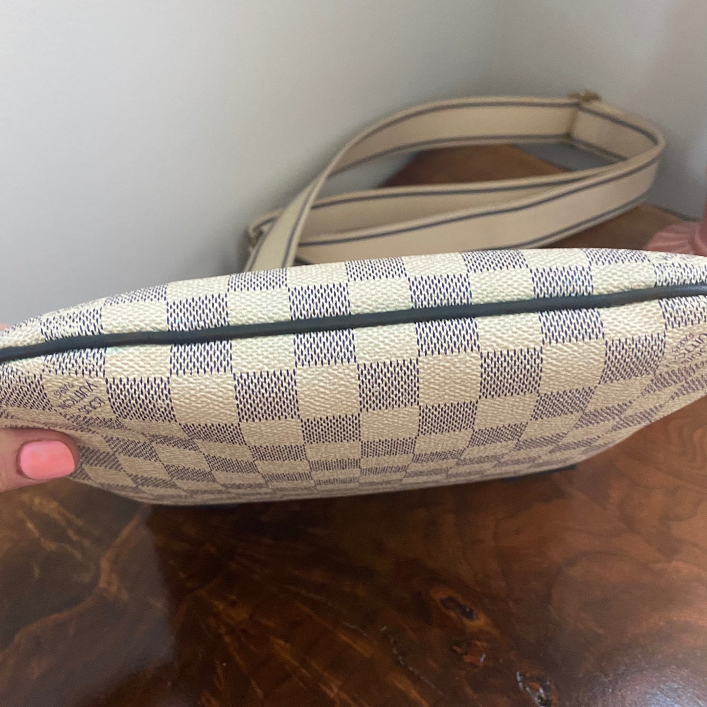 The Blue and White Swallow -Orvis bags Damier Azur Crossbody