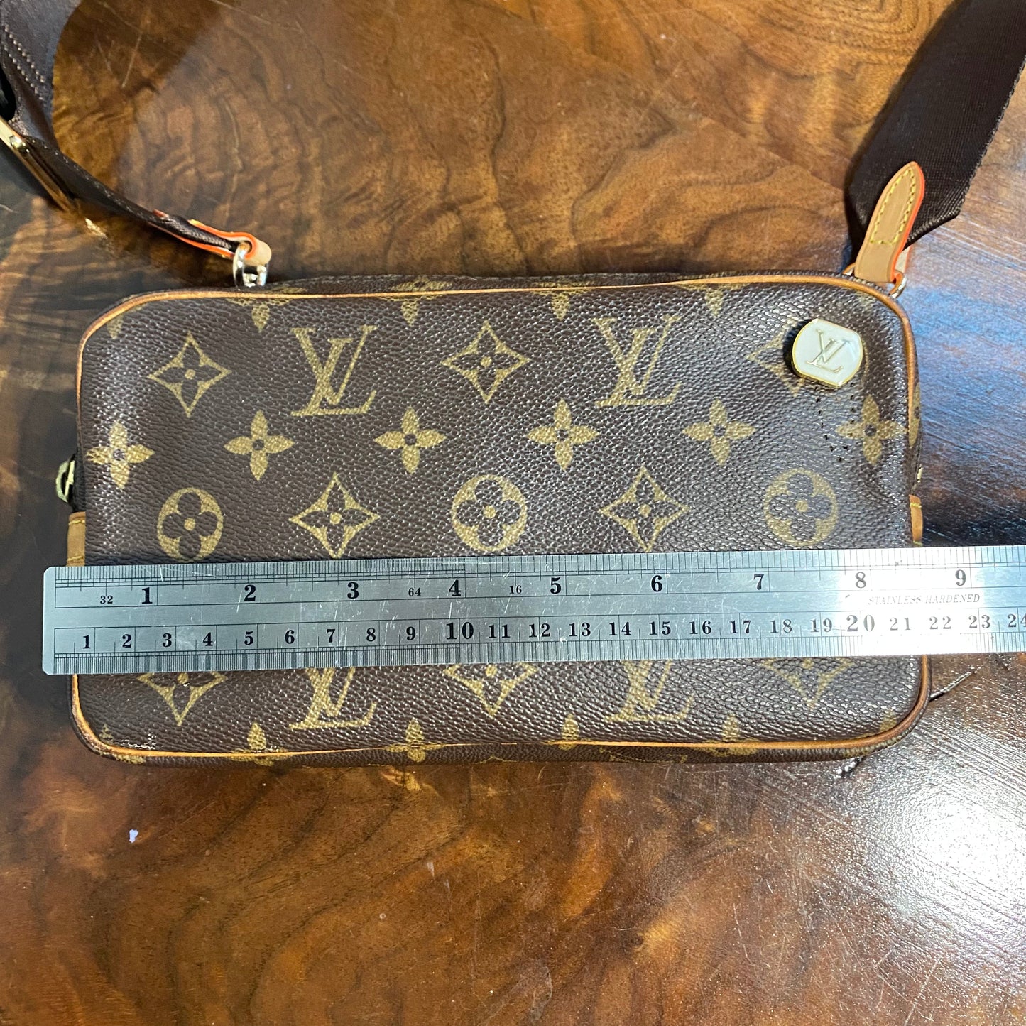 The Junco Crossbody -Orvis bags Monogram in Tan