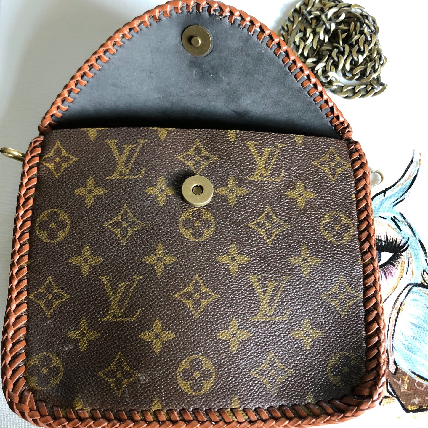 The Falcon - Leopard Hair-on-HideOrvis bags Wristlet/Crossbody/Clutch