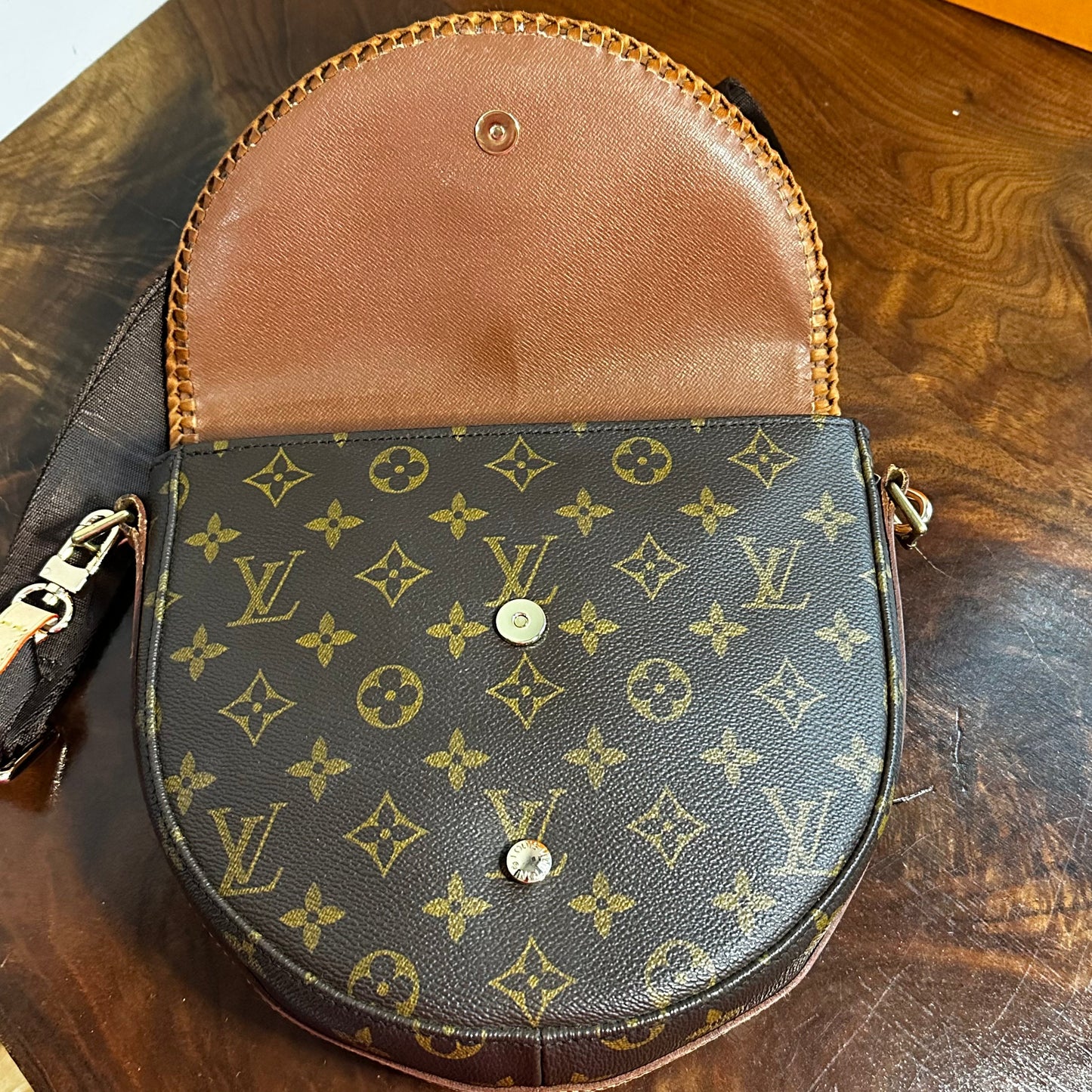 The Dove Crossbody -Orvis bags Monogram in Tan