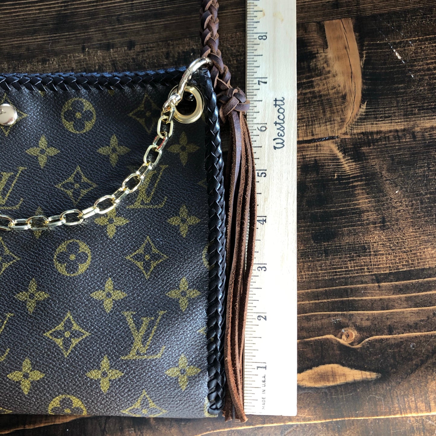 The Nuthatch -Orvis bags Monogram Brown Crossbody