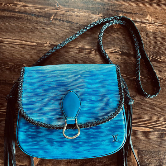 The Swift -Orvis bags Blue Epi Crossbody