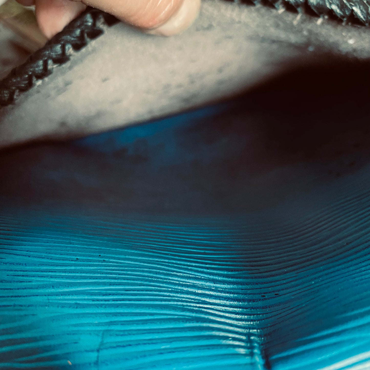 The Swift -Orvis bags Blue Epi Crossbody