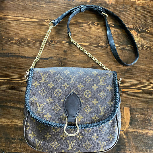 The Swift -Orvis bags Monogram Black Crossbody (2 straps!)
