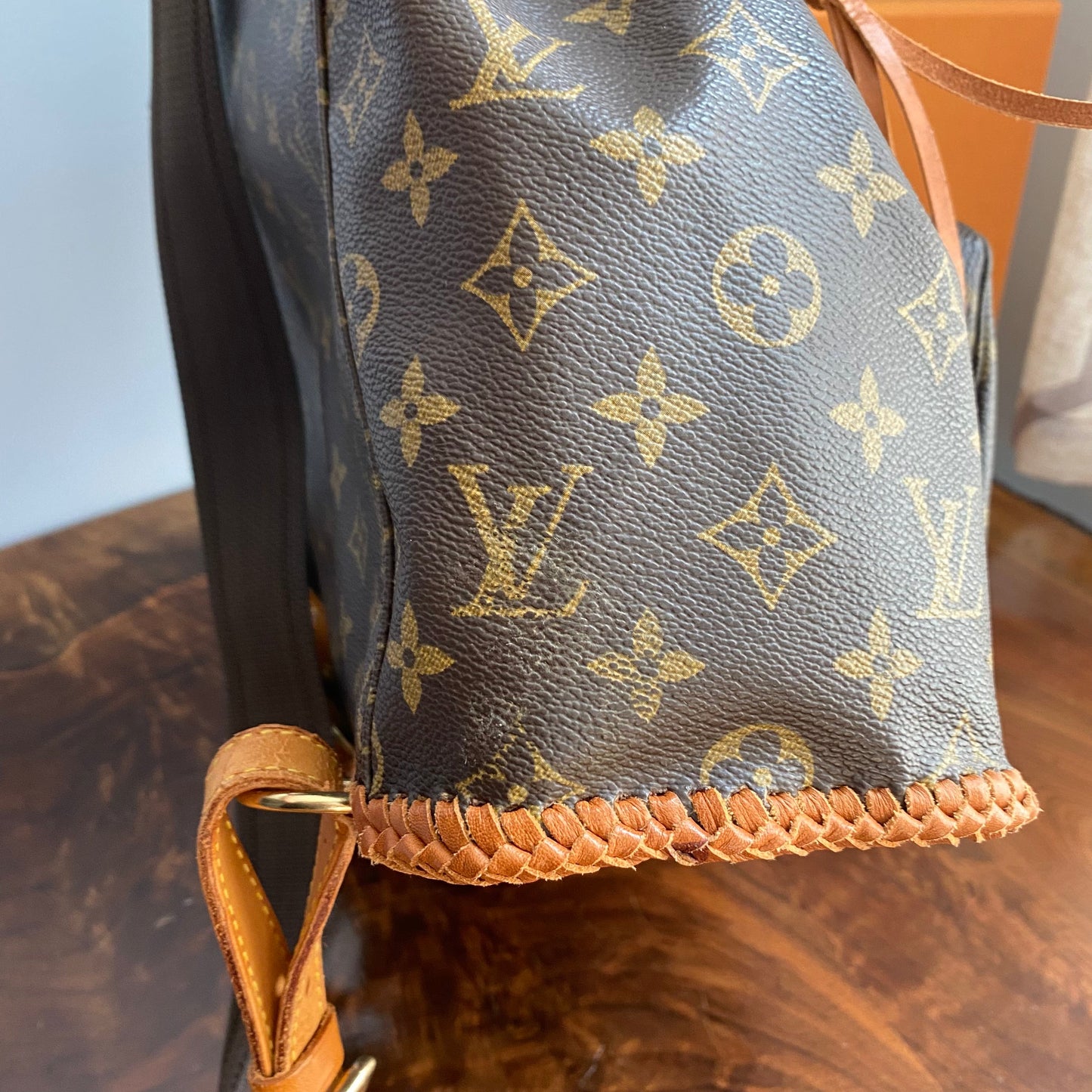 The Loon -Orvis bags Monogram Backpack in Tan