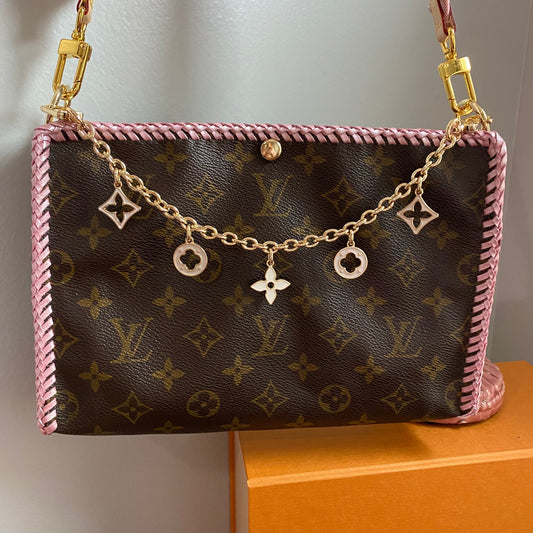 The Swan Crossbody -Orvis bags Monogram in Blush Pink