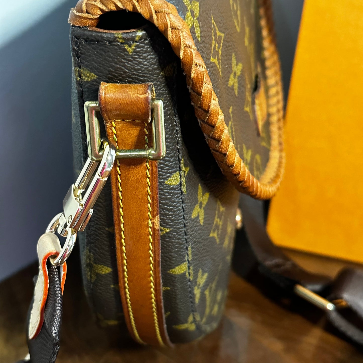 The Dove Crossbody -Orvis bags Monogram in Tan