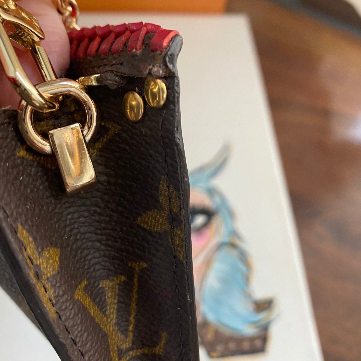 The Junco Crossbody -Orvis bags Monogram in Red