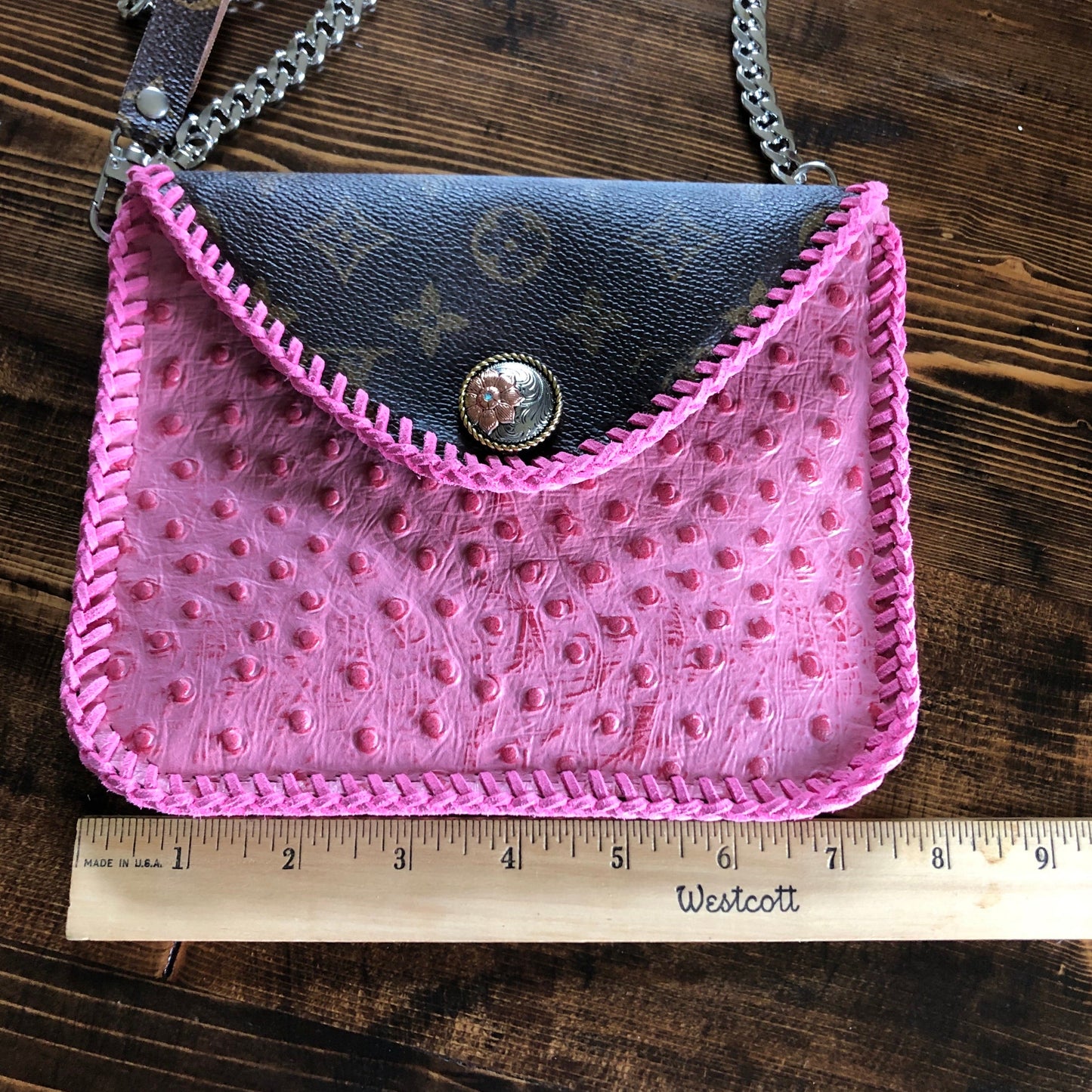 The Falcon - Pink MonogramOrvis bags Wristlet/Crossbody/Clutch