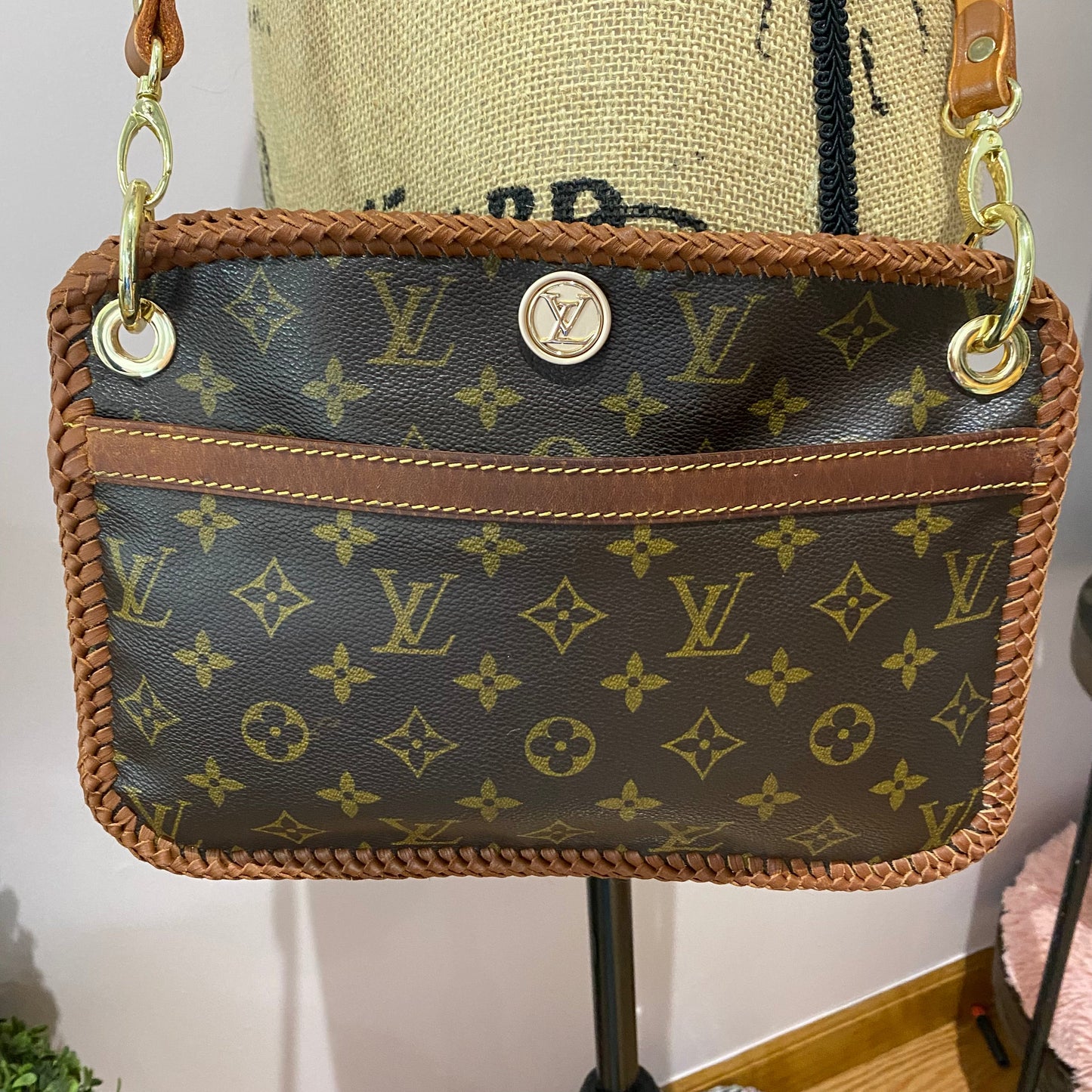 The Chat Crossbody Bag -Orvis bags Monogram in Tan