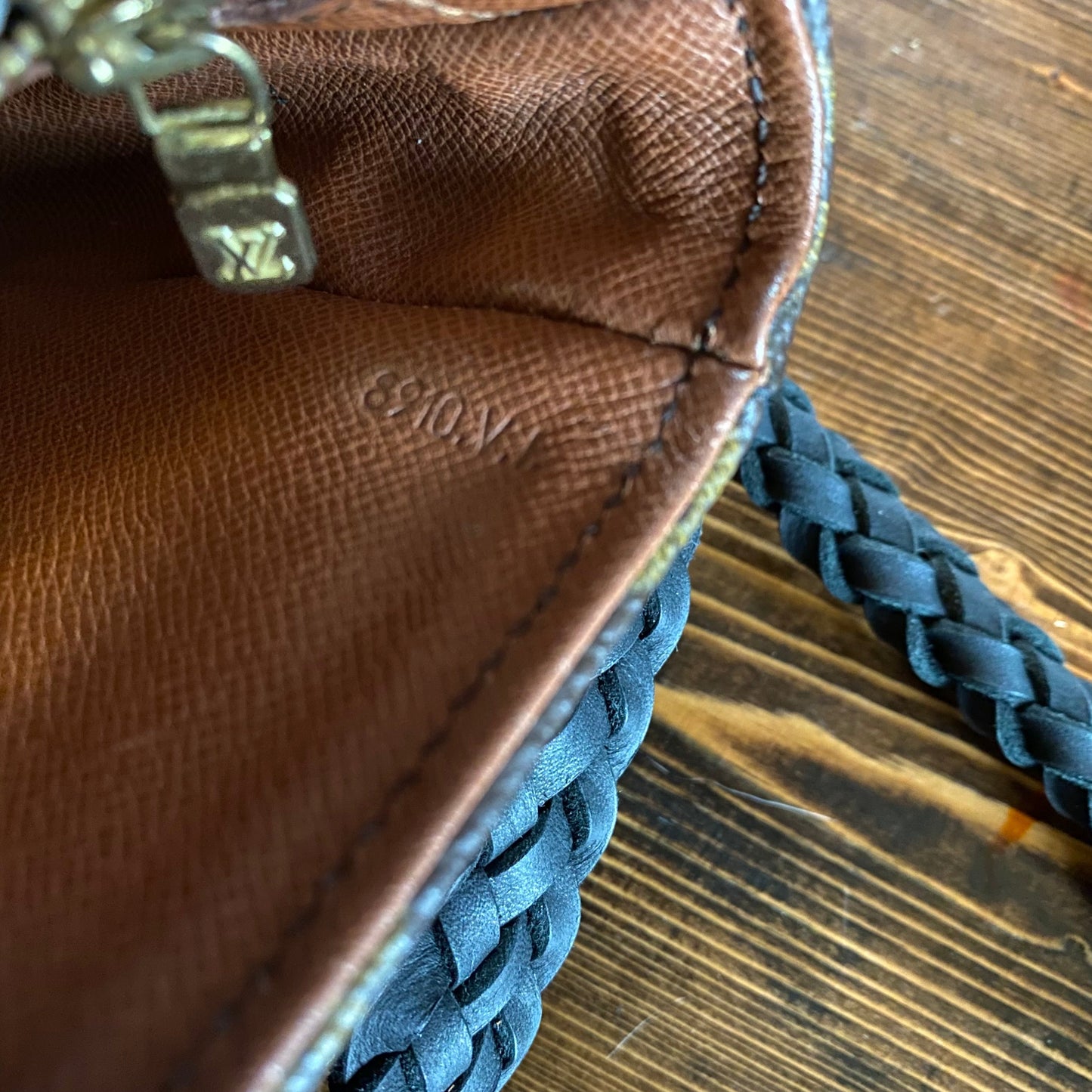 The Dove -Orvis bags Monogram Black Crossbody