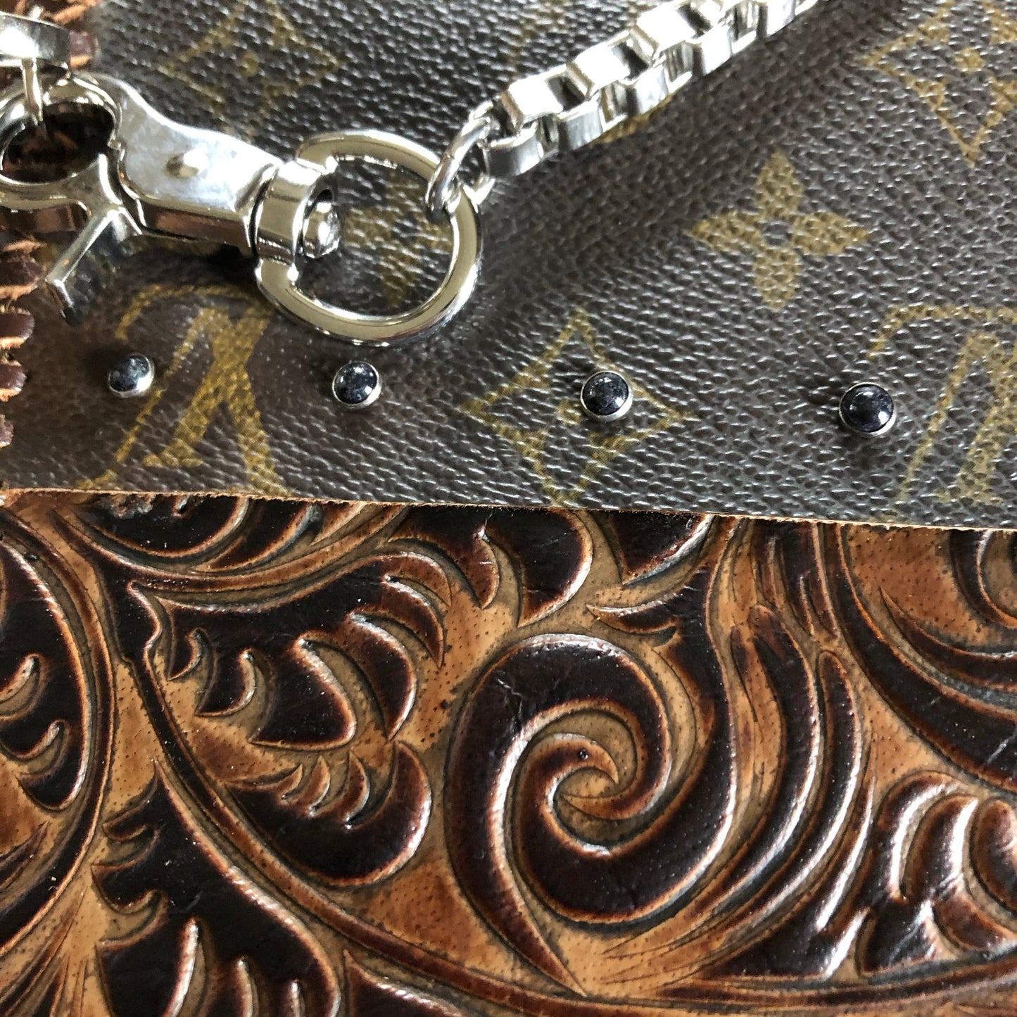 The Eagle - Monogram with Brown/Black SwirlOrvis bags Crossbody/Clutch Bag