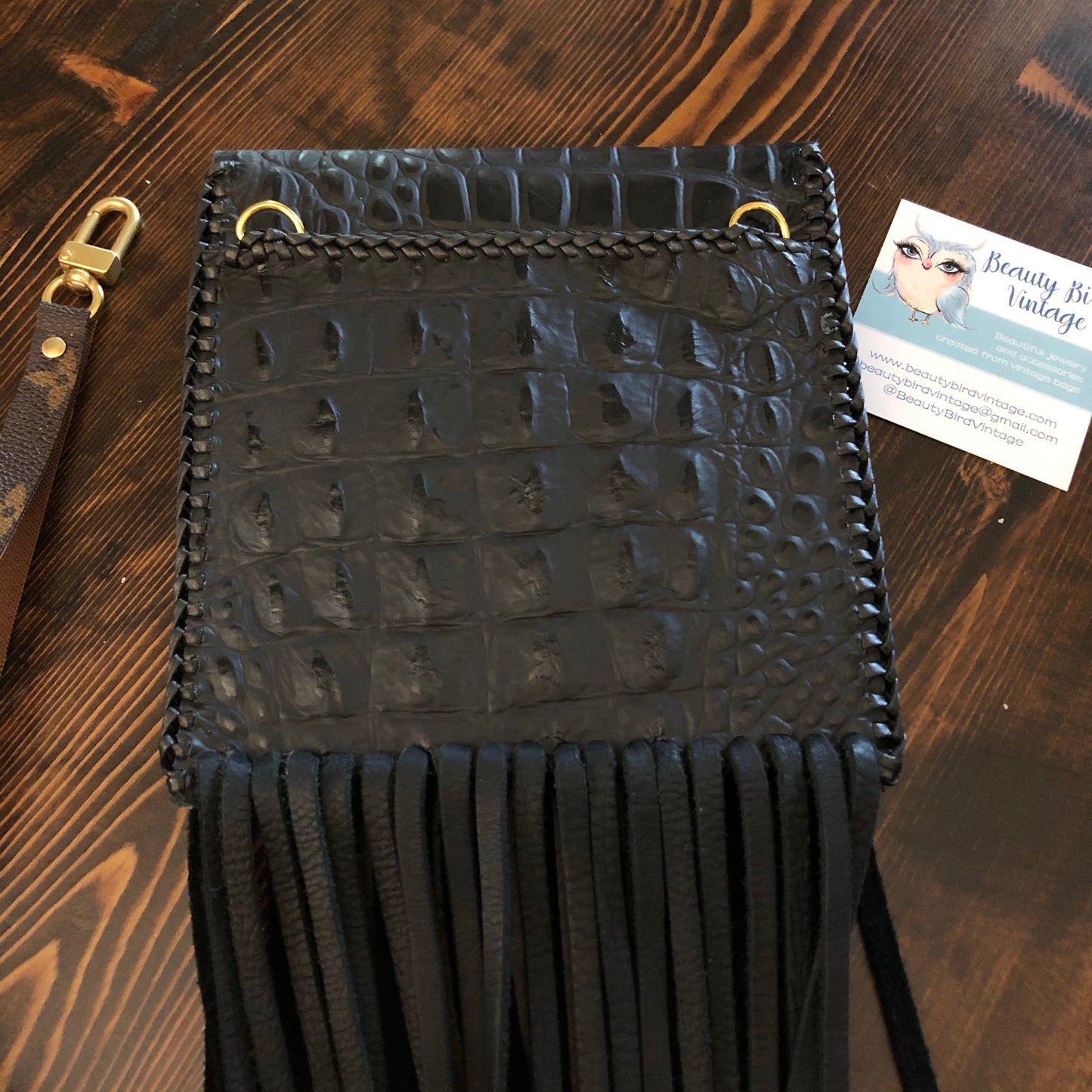 The Hawk - BlackOrvis bags Clutch/Wristlet/Crossbody Bag