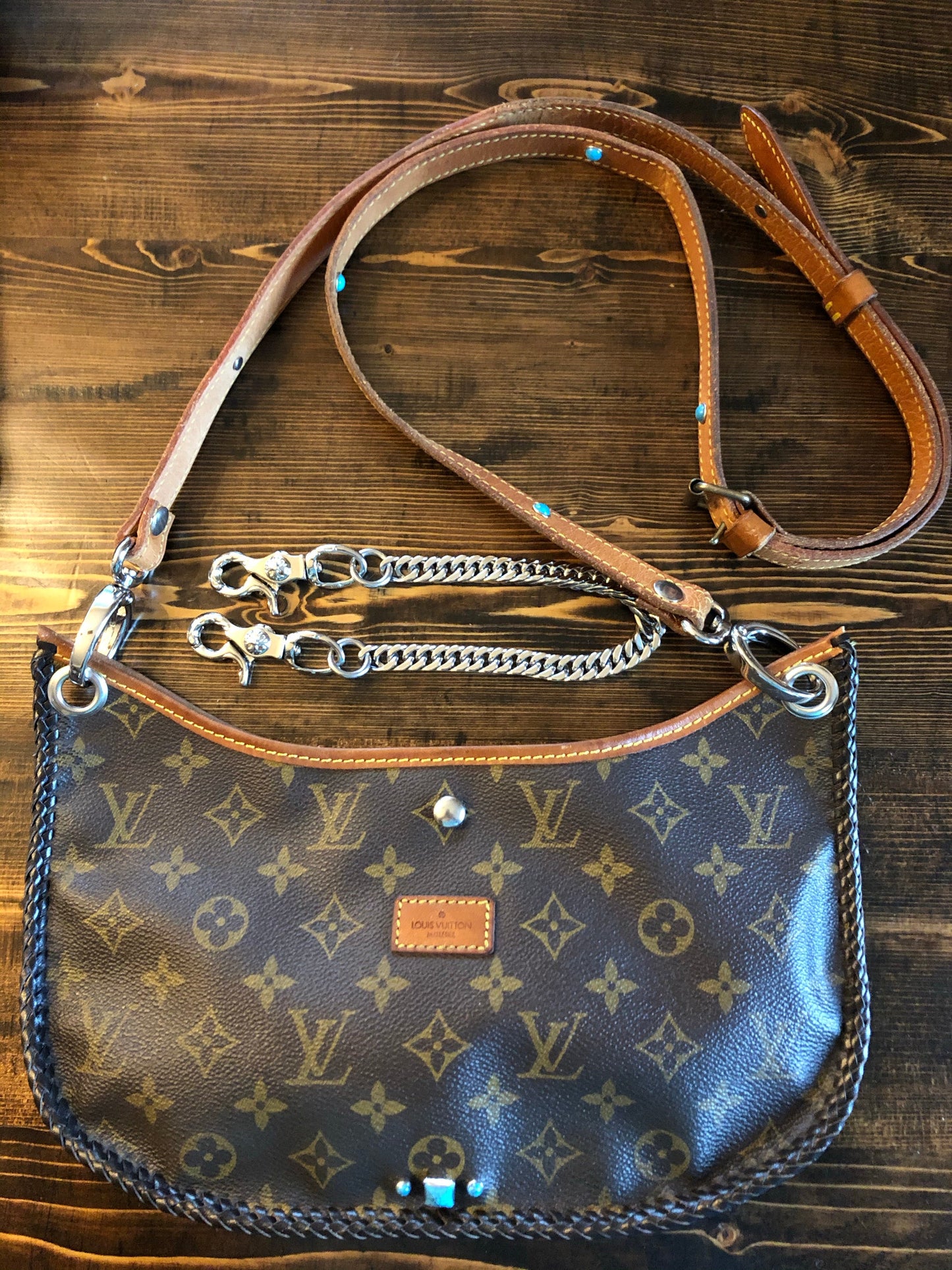 The Peacock -Orvis bags Monogram Hobo Crossbody