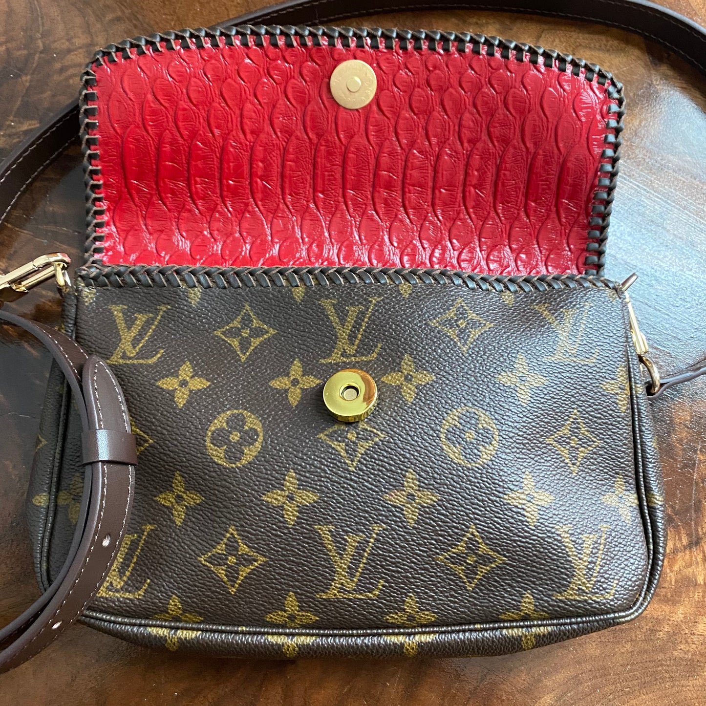 The Junco -Orvis bags Damier/Monogram Mix Crossbody Bag