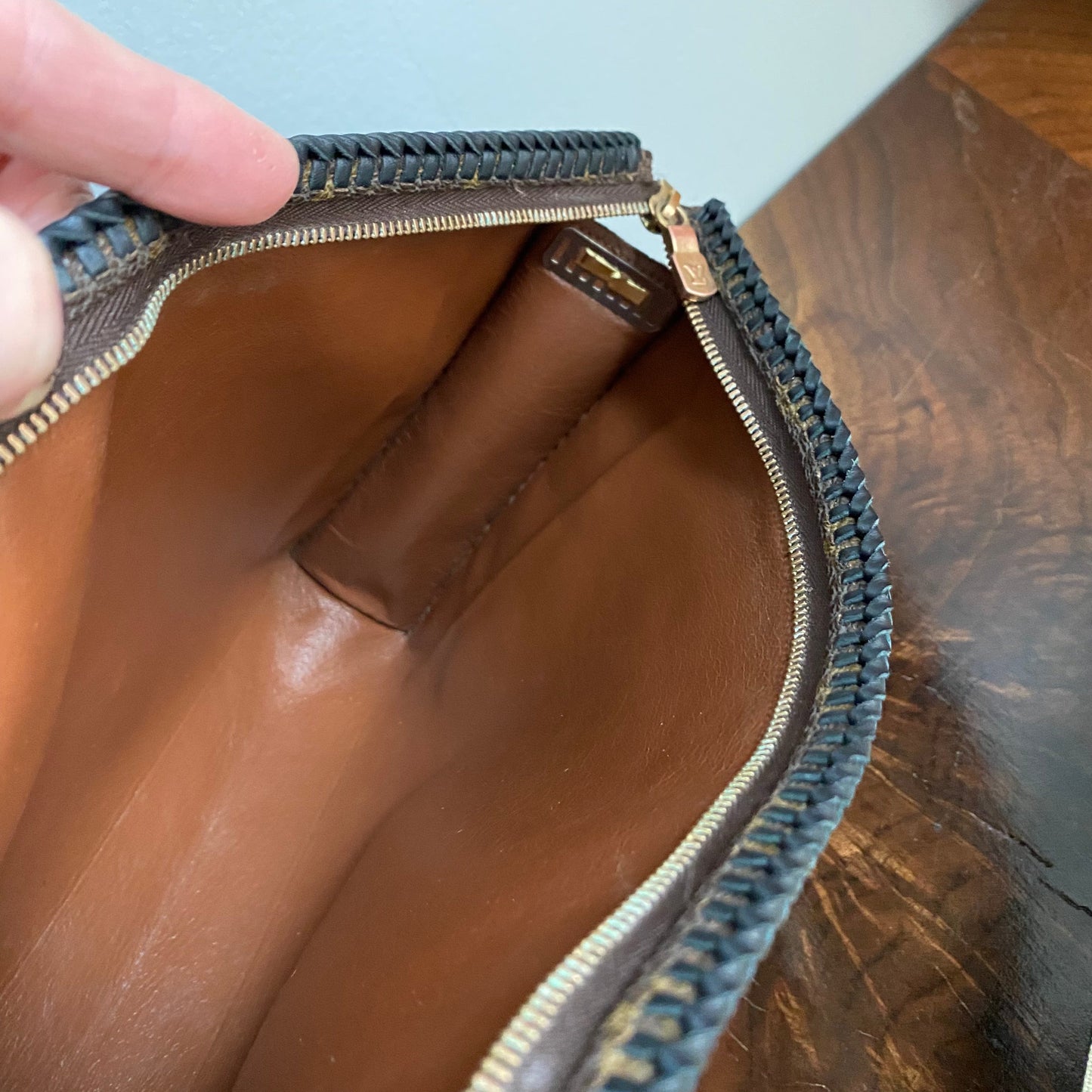 The Swan Crossbody -Orvis bags Monogram in Black with "LV-like" Charm
