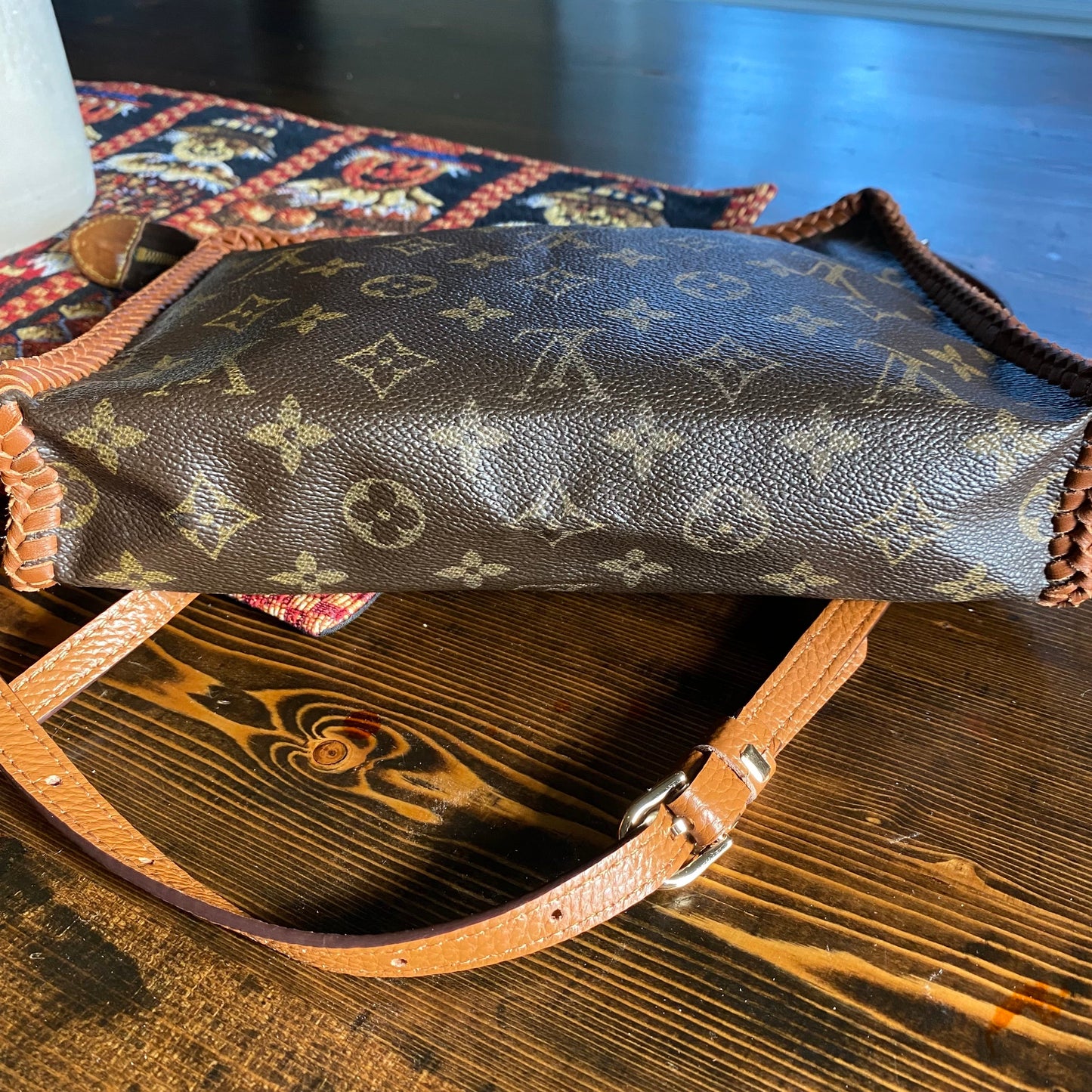 The Swan -Orvis bags Monogram in Whiskey Crossbody