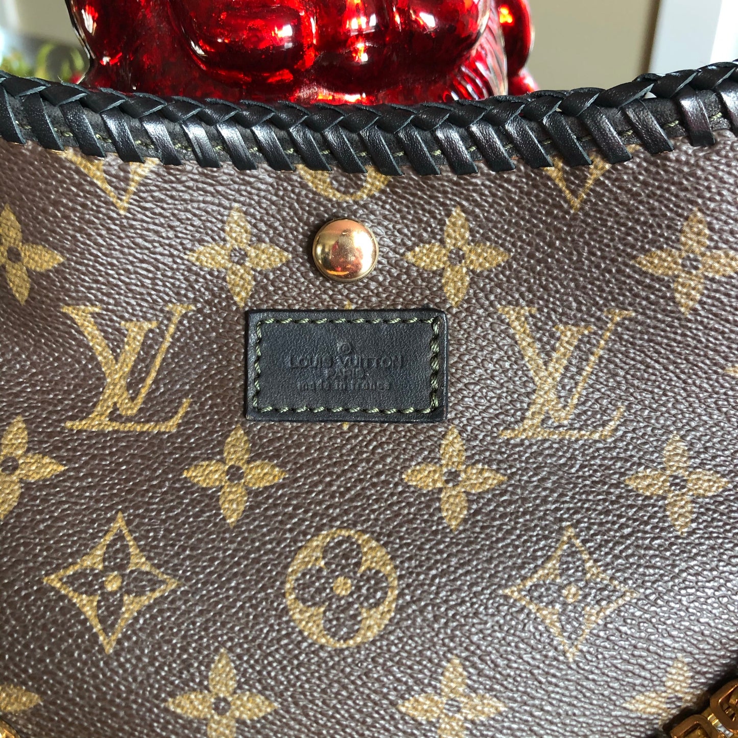 The Peacock -Orvis bags Monogram Black Hobo Crossbody
