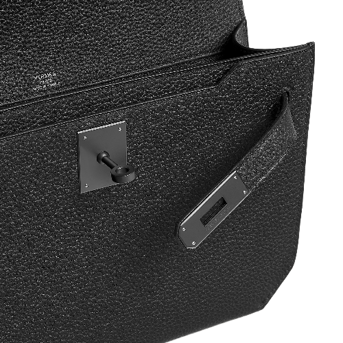 Hermes Kelly Depeches 25 Monochrome Pouch