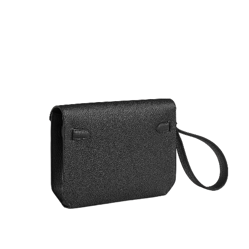 Hermes Kelly Depeches 25 Monochrome Pouch