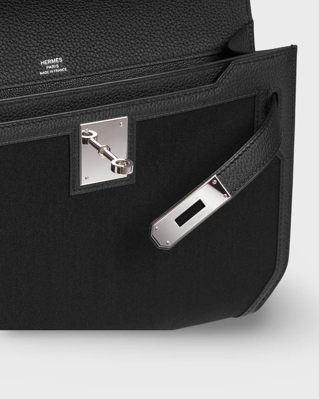 Hermes Kelly Depeches 25 Noir/Noir