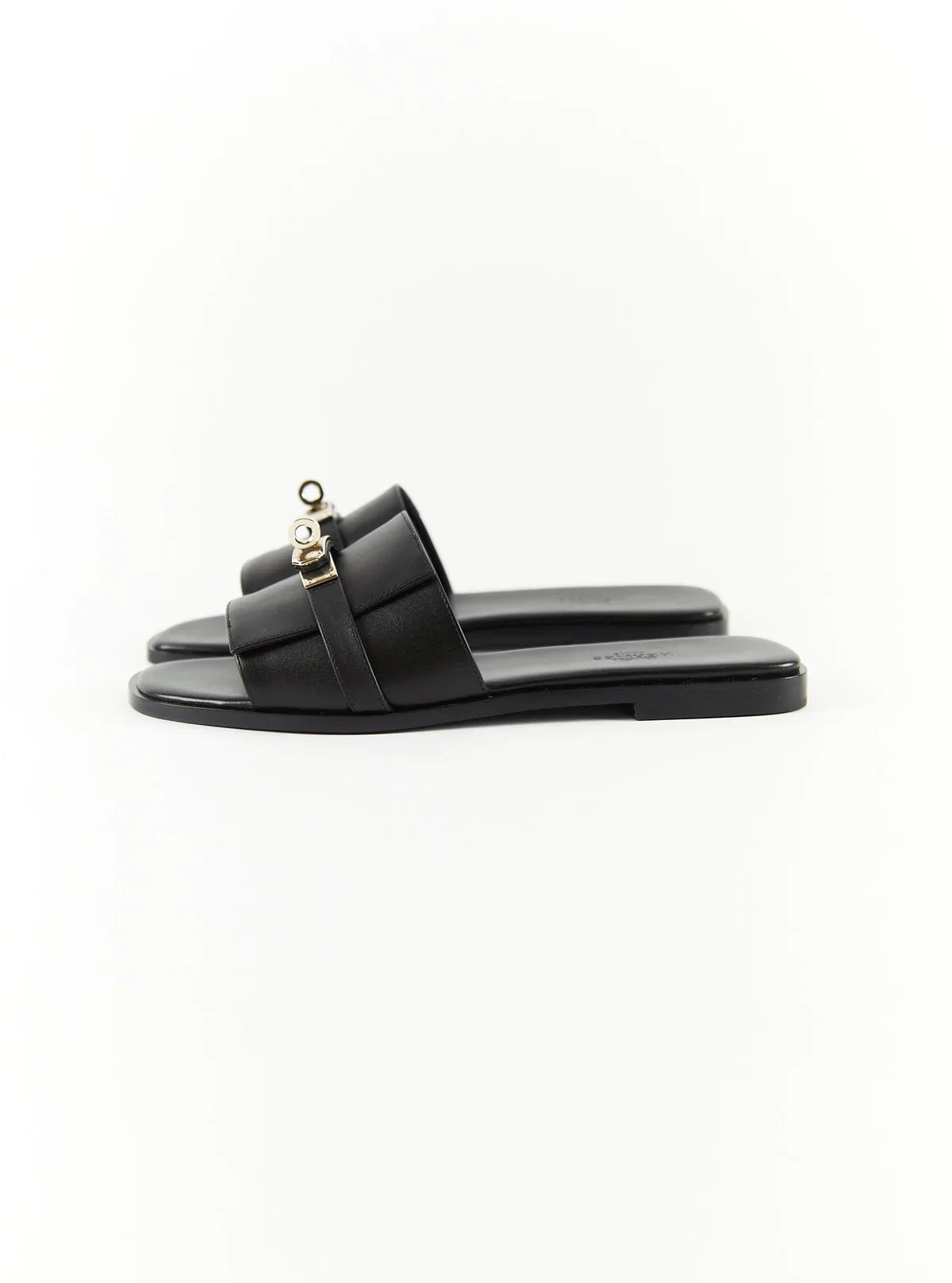 Hermes Giulia Sandal Black