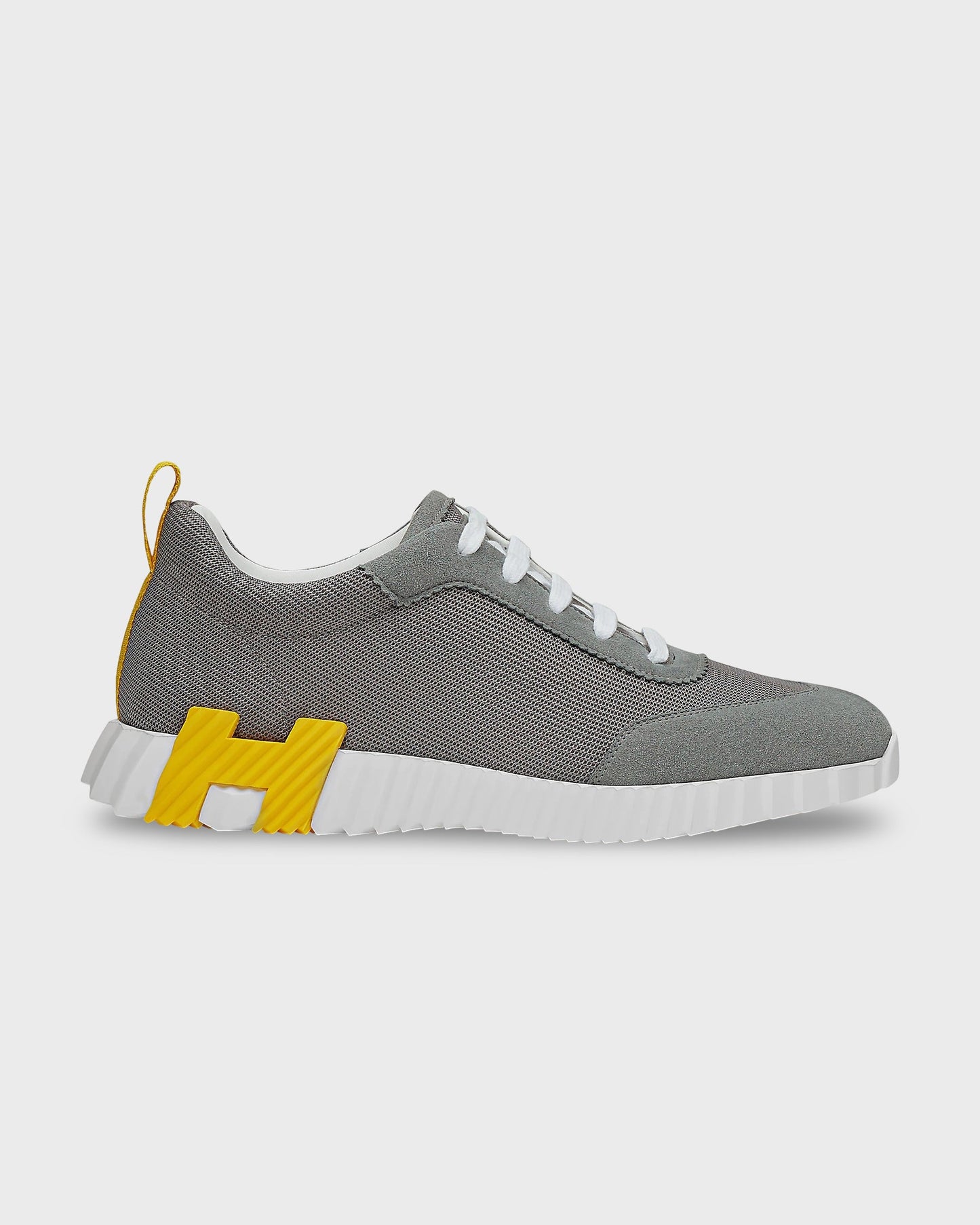 Hermes Bouncing Sneaker Gris Fumé / Jaune