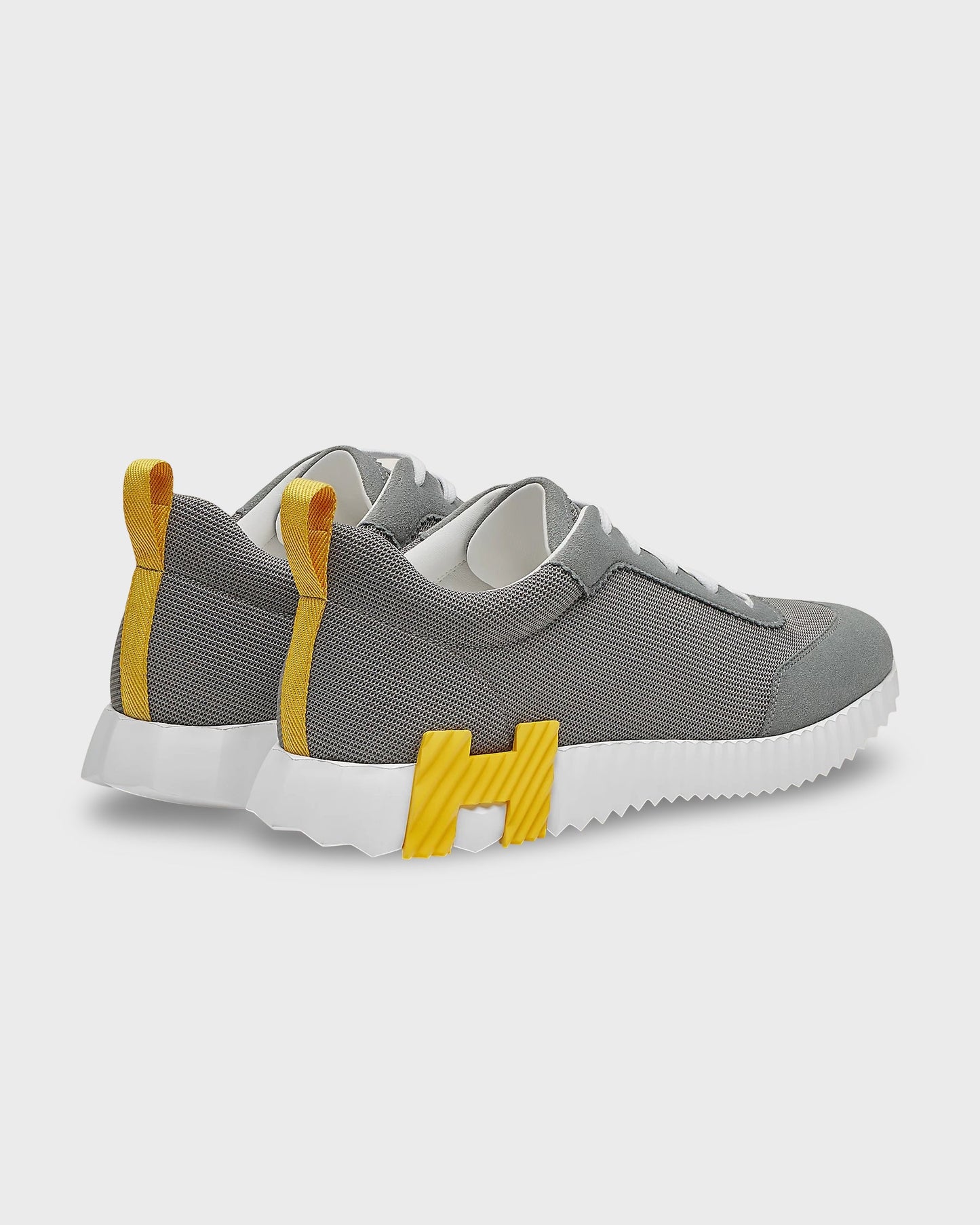 Hermes Bouncing Sneaker Gris Fumé / Jaune