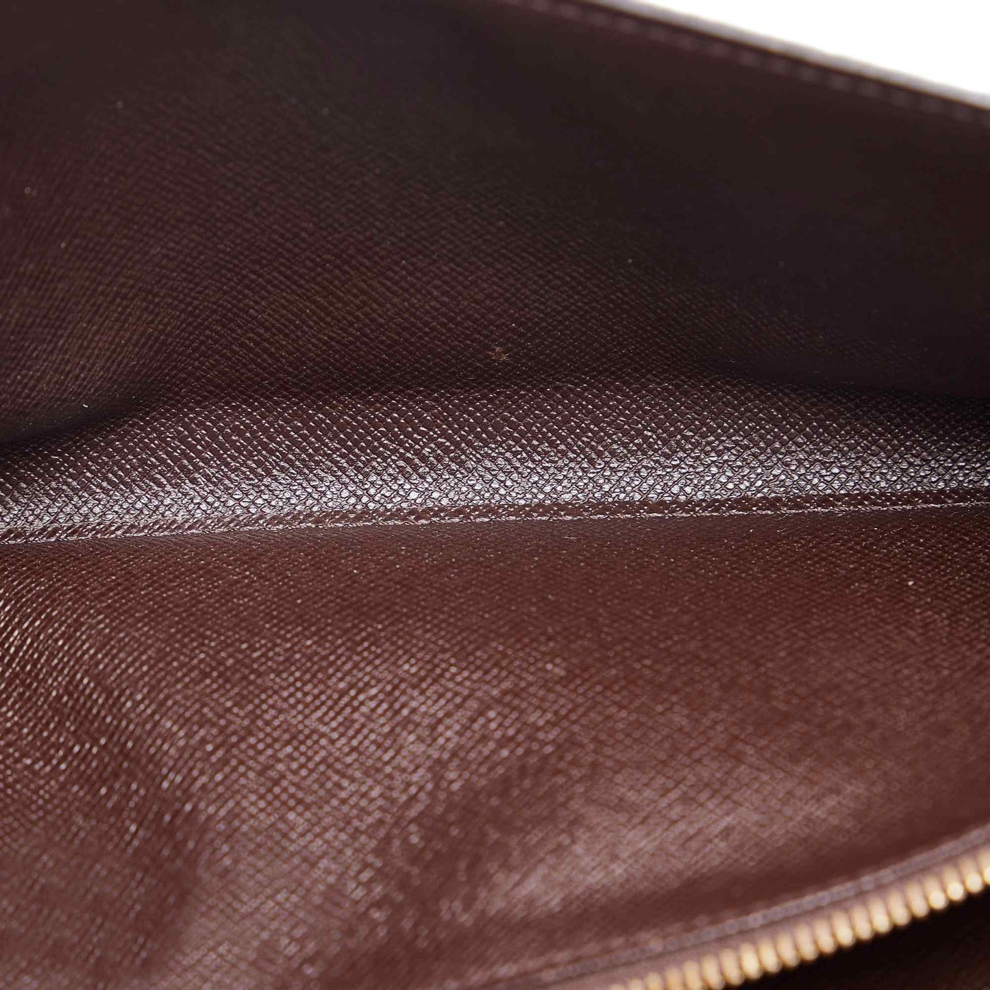 Louis Vuitton Brown Canvas Damier Ebene Sarah Wallet
