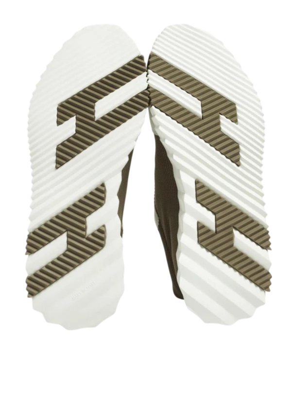 Hermes Bouncing Sneakers Khaki / White