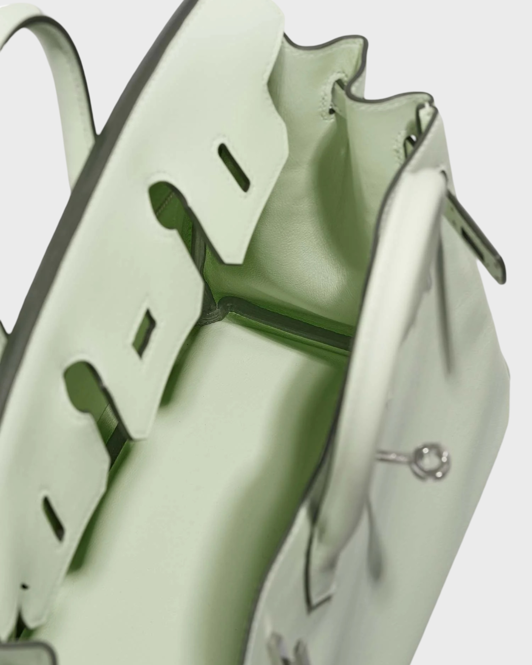 Hermes Birkin 25 Swift Vert Fizz Palladium Hardware